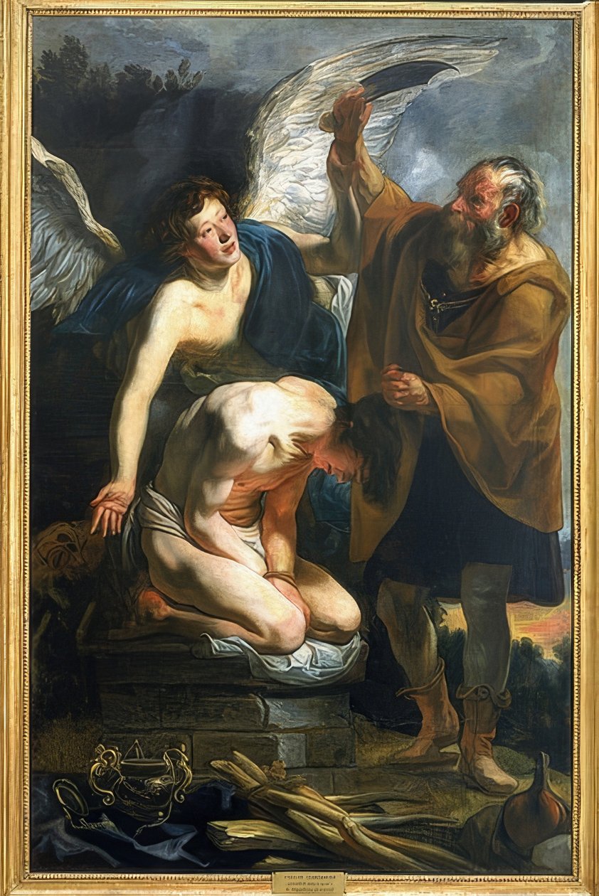 Isaks offer. 1600-talet av Jacob Jordaens