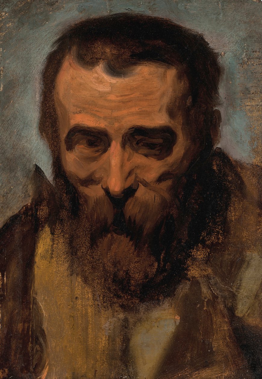 Huvud av en man av Jacob Jordaens