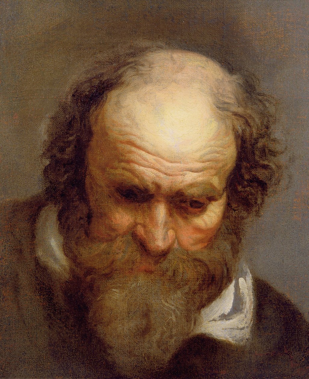 Chef för en gammal man av Jacob Jordaens