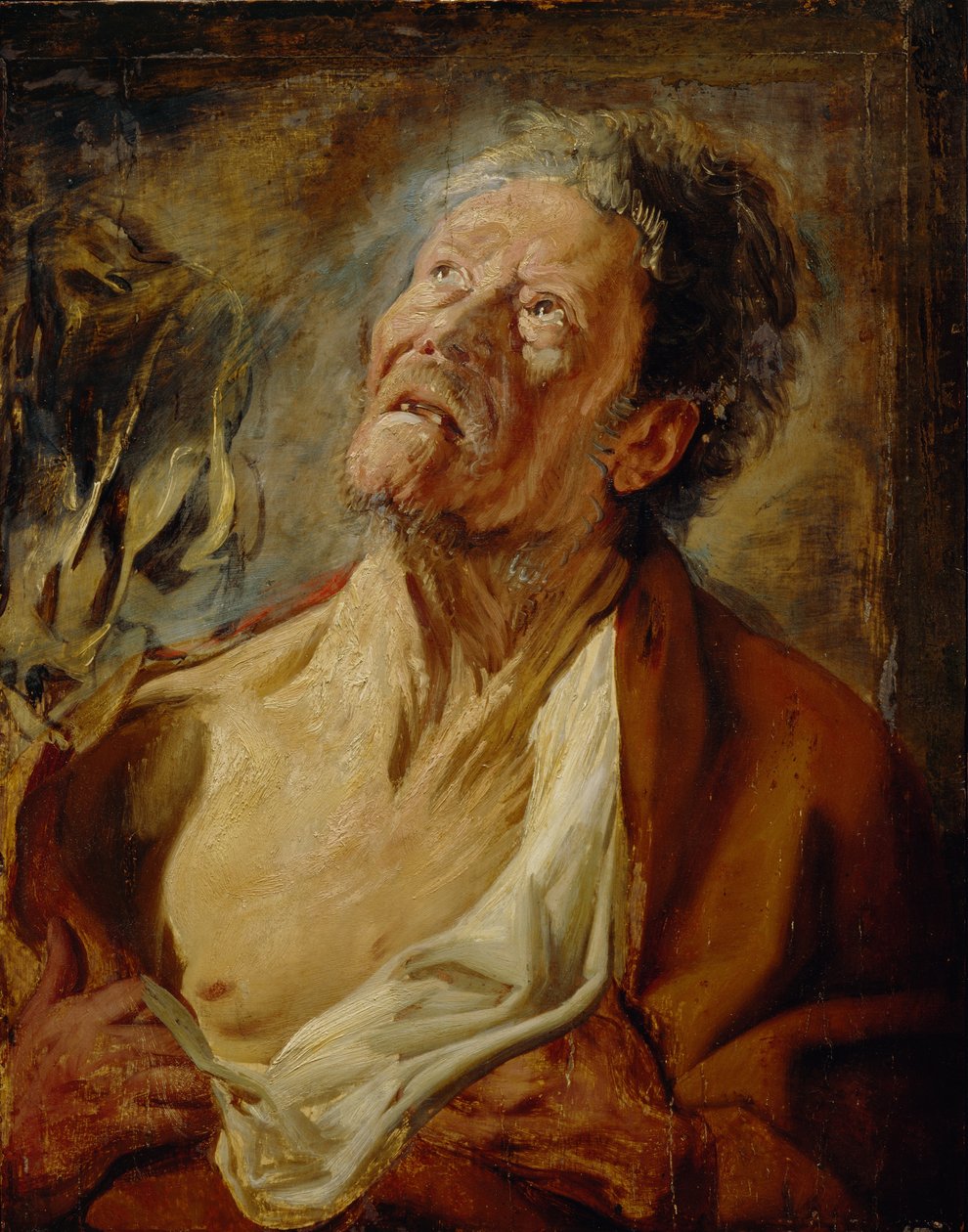 Job, ca 1620 (olja på ekpanel) av Jacob Jordaens