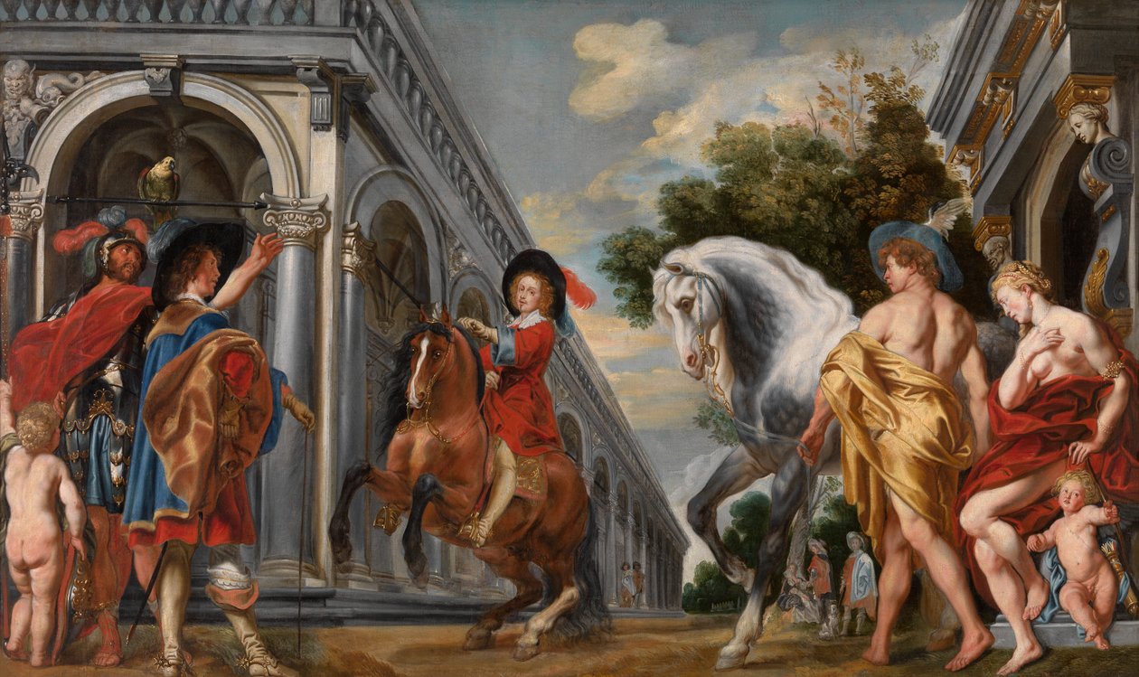 Levade (olja) av Jacob Jordaens