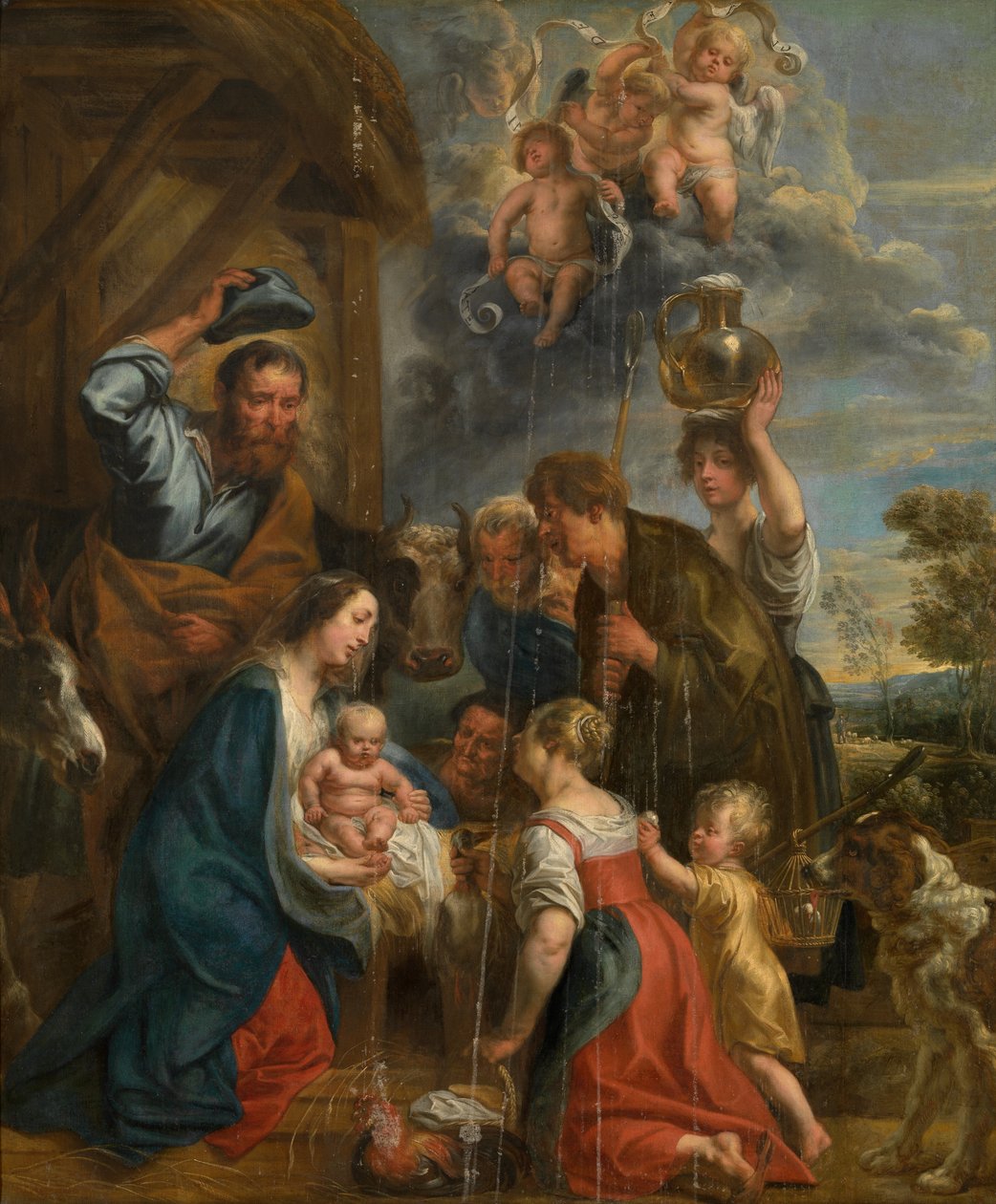 Herdarnas tillbedjan av Jacob Jordaens