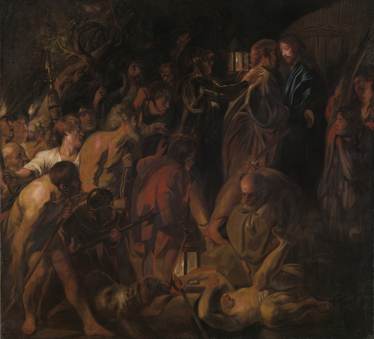 Förräderiet mot Kristus av Jacob Jordaens