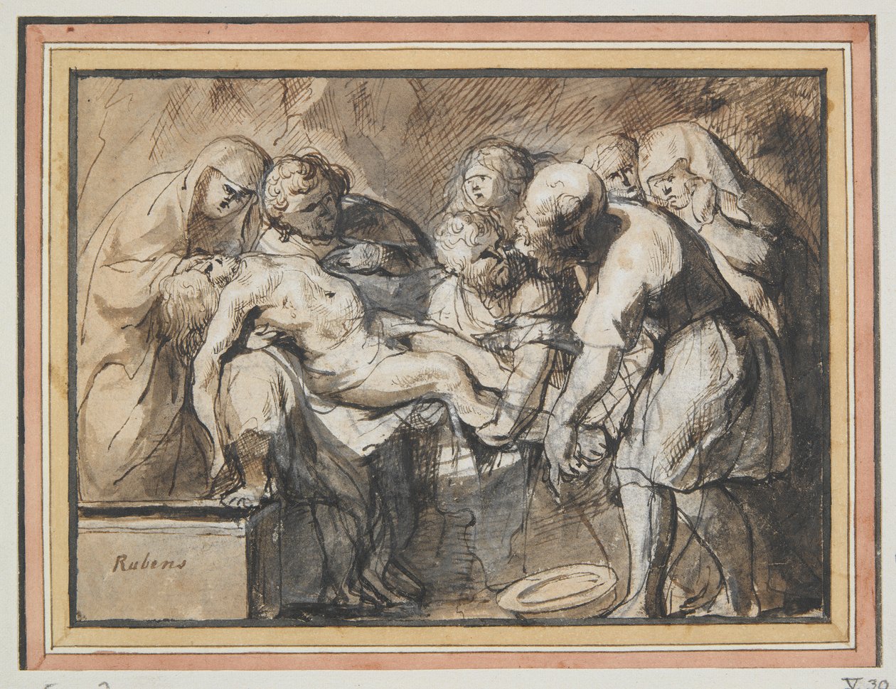 Gravläggningen av Jacob Jordaens