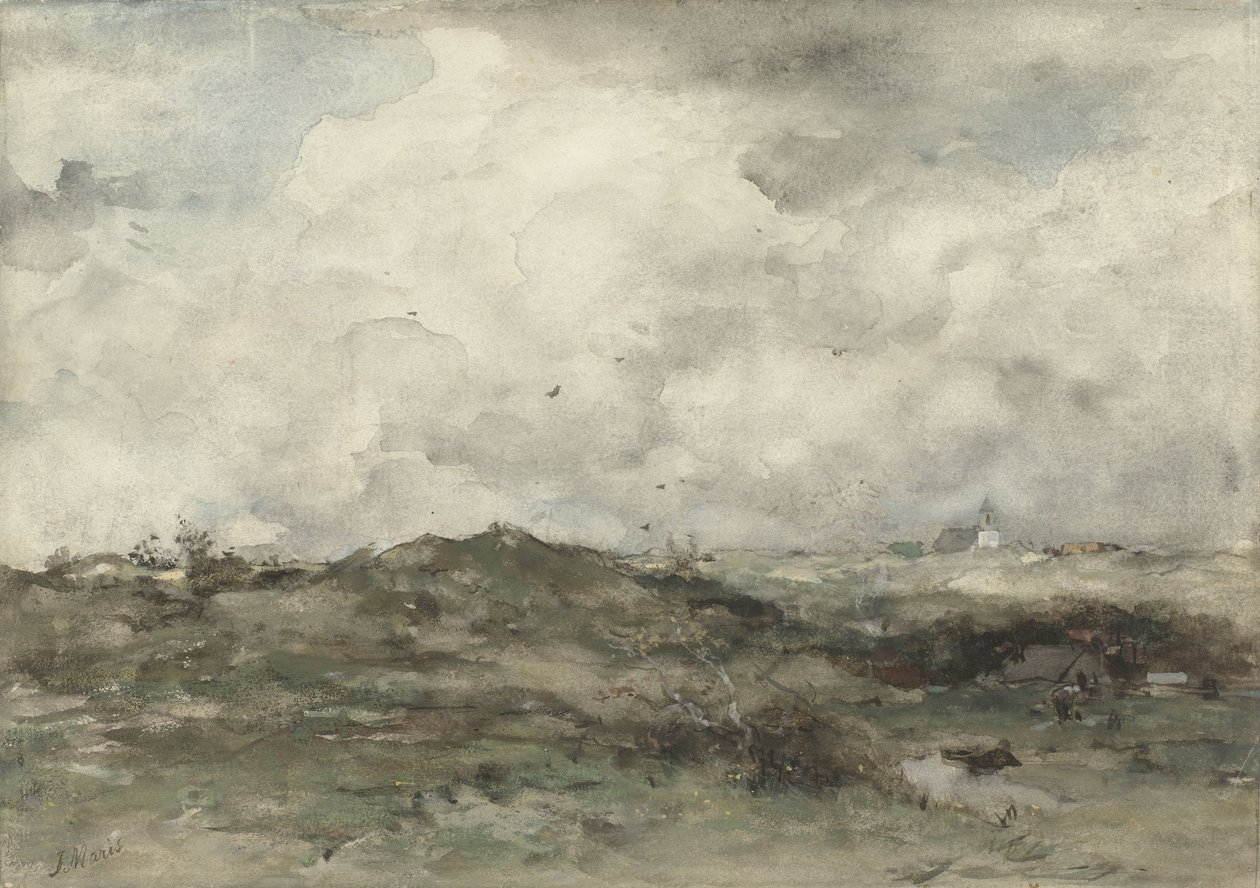 dynlandskap av Jacob Maris