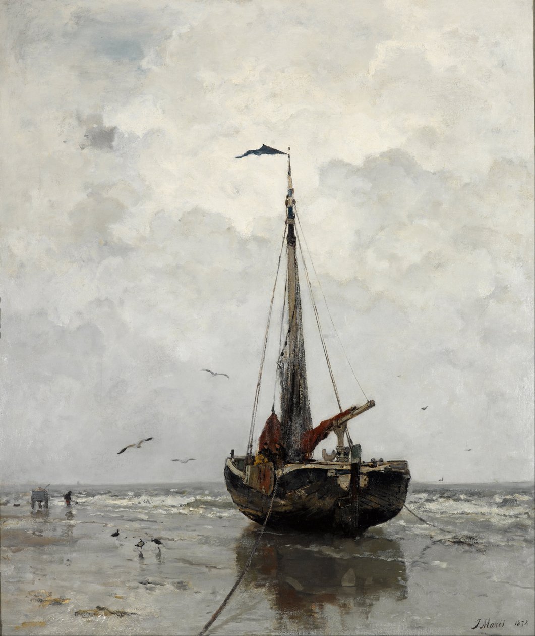 Fiskebåt av Jacob Maris