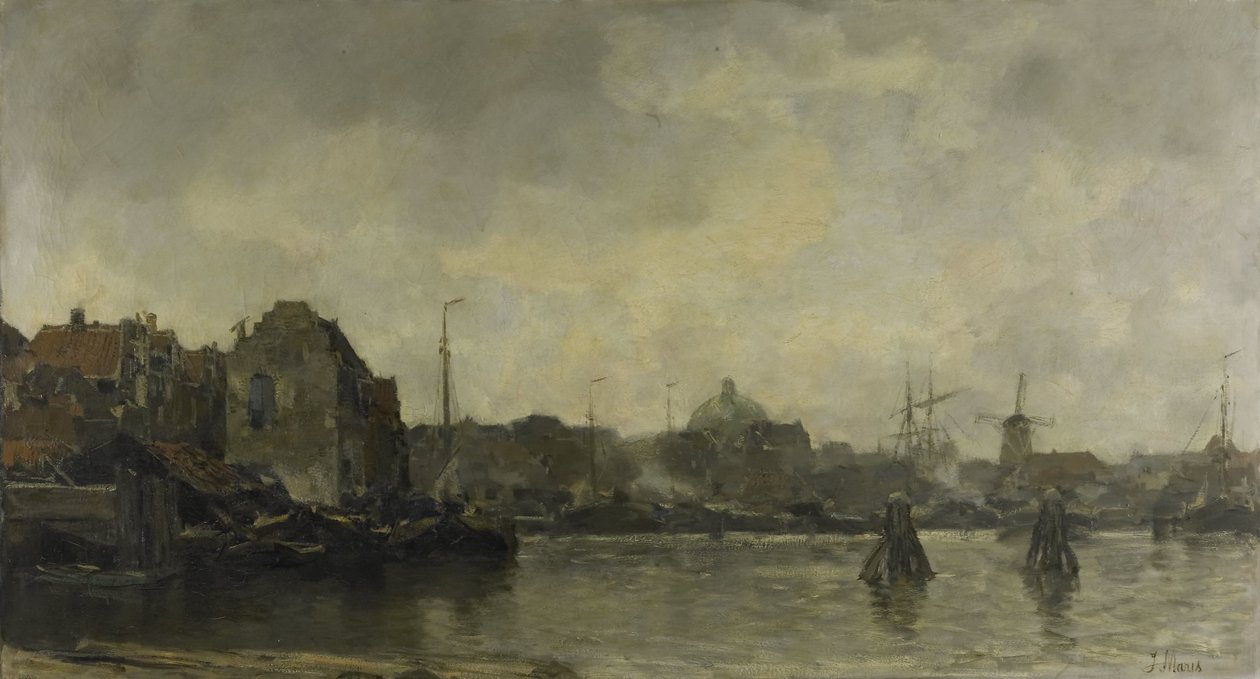 Stadsbild av Jacob Maris