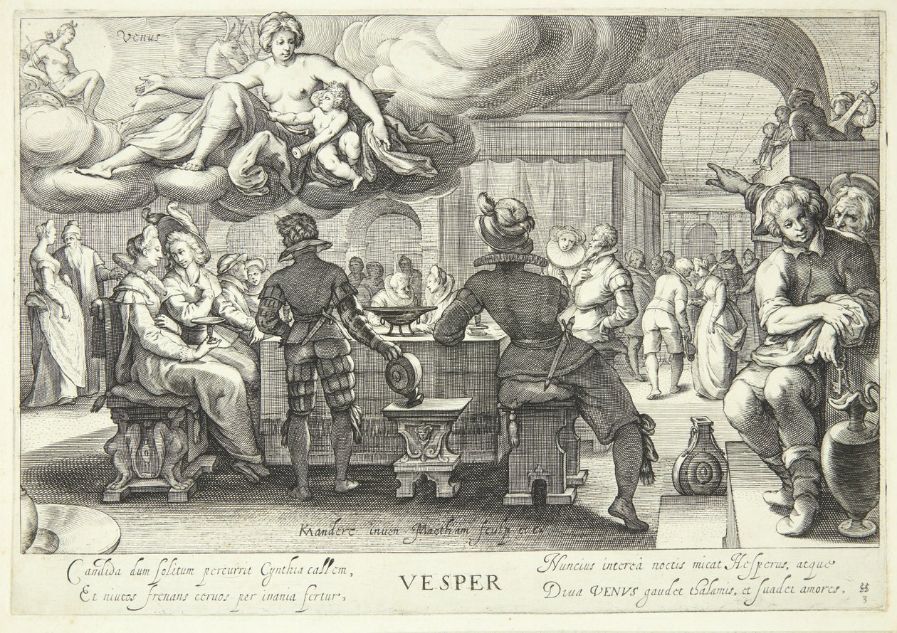 Kväll, Venus tid av Jacob Matham