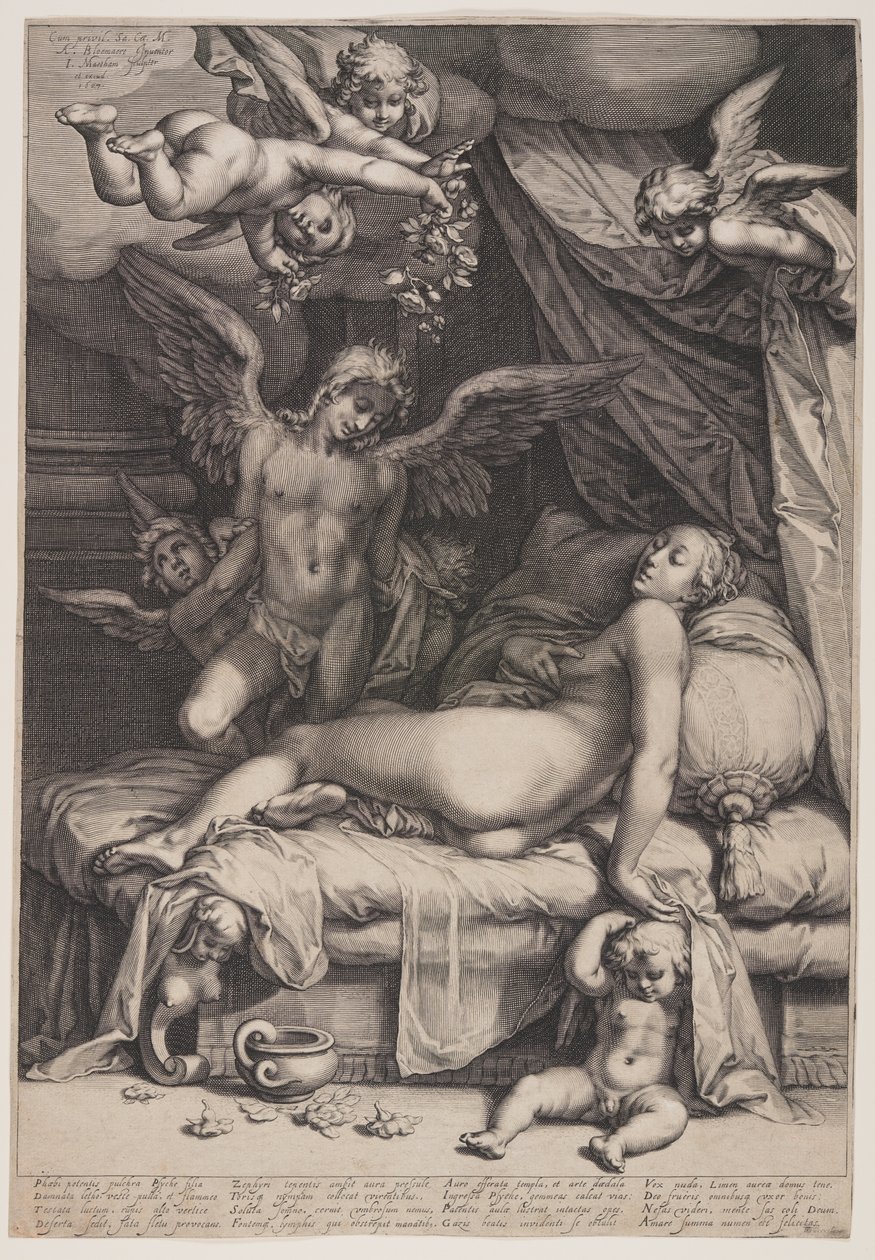 Amor och Psyke av Jacob Matham