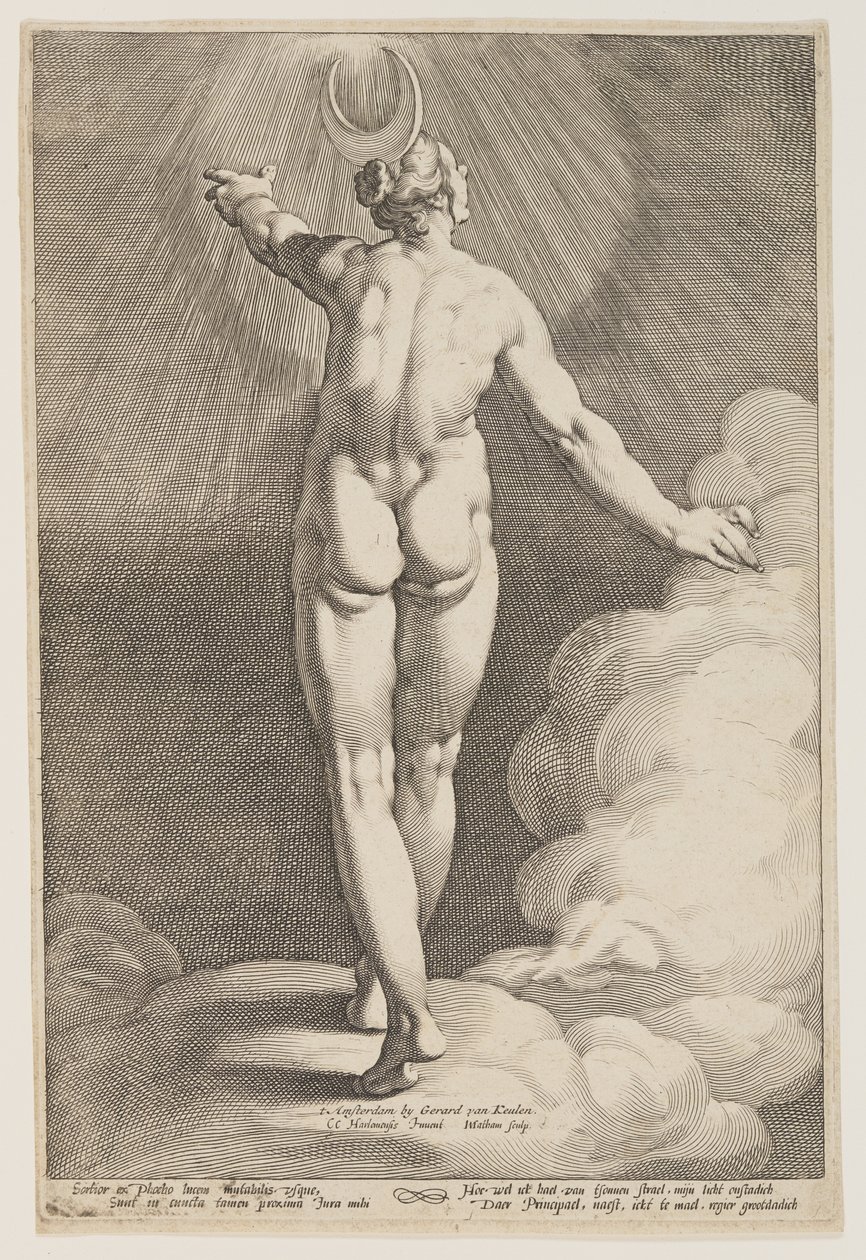 Diana i molnen av Jacob Matham