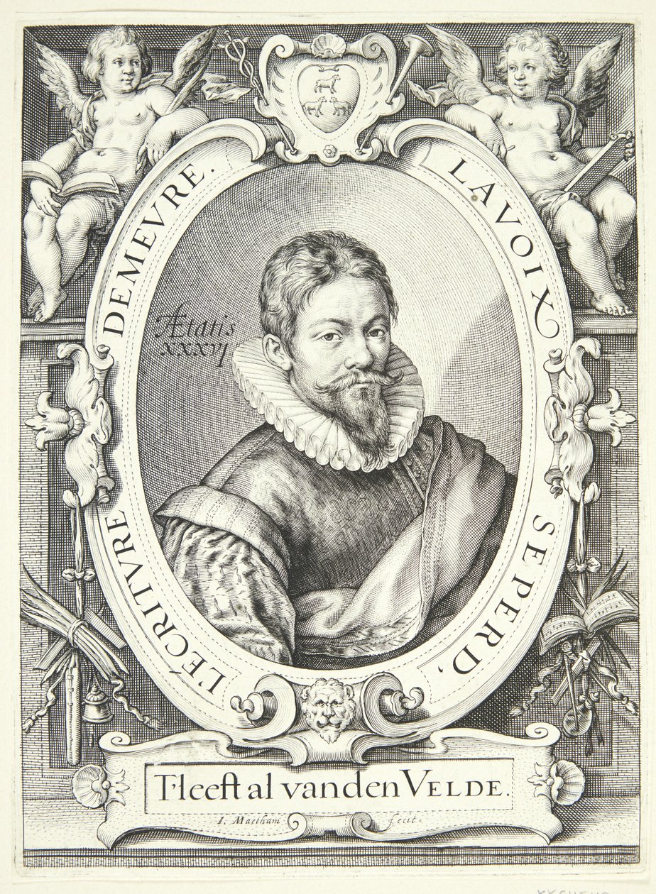 Jan van de Velde den äldre av Jacob Matham