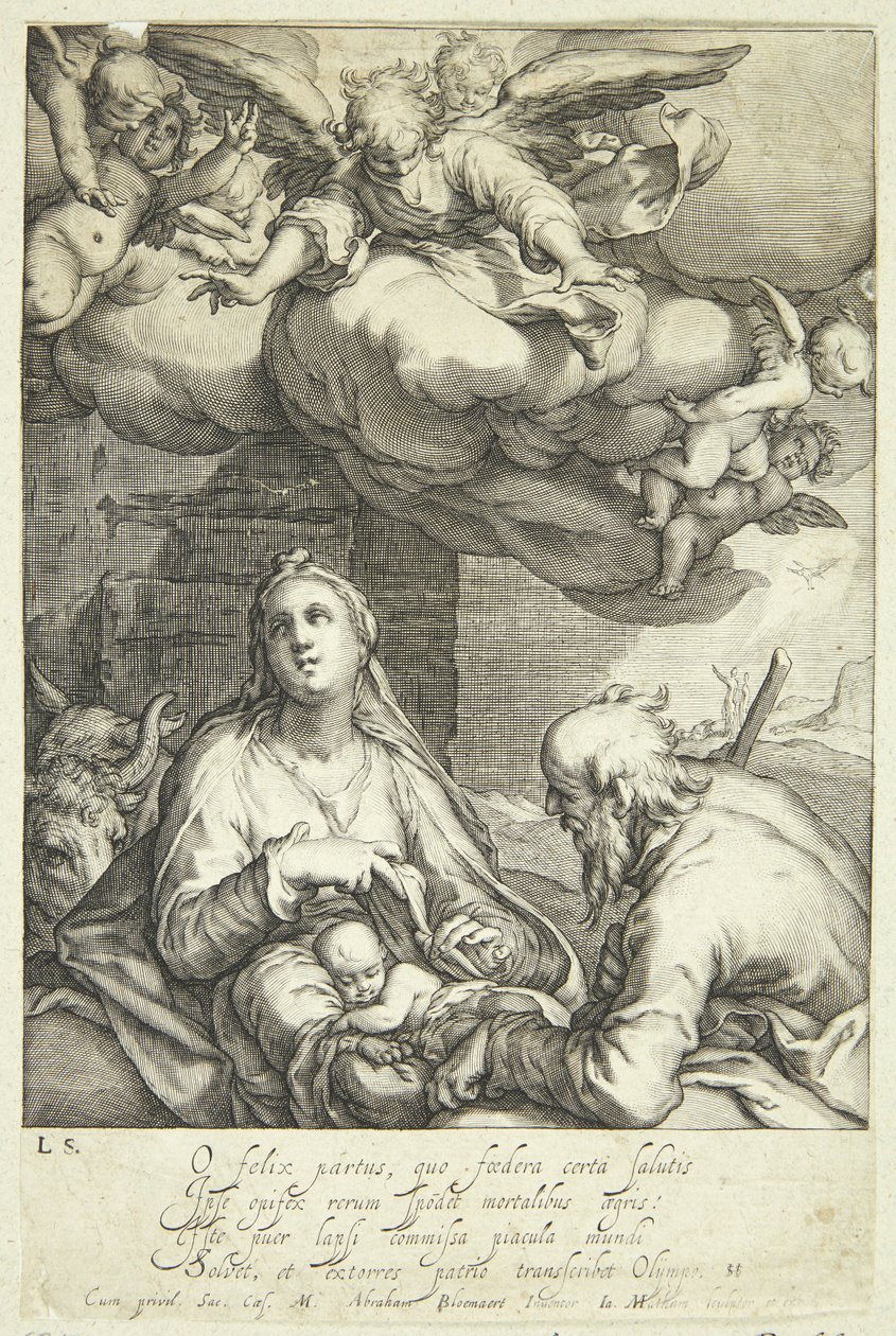 Jesu födelse av Jacob Matham