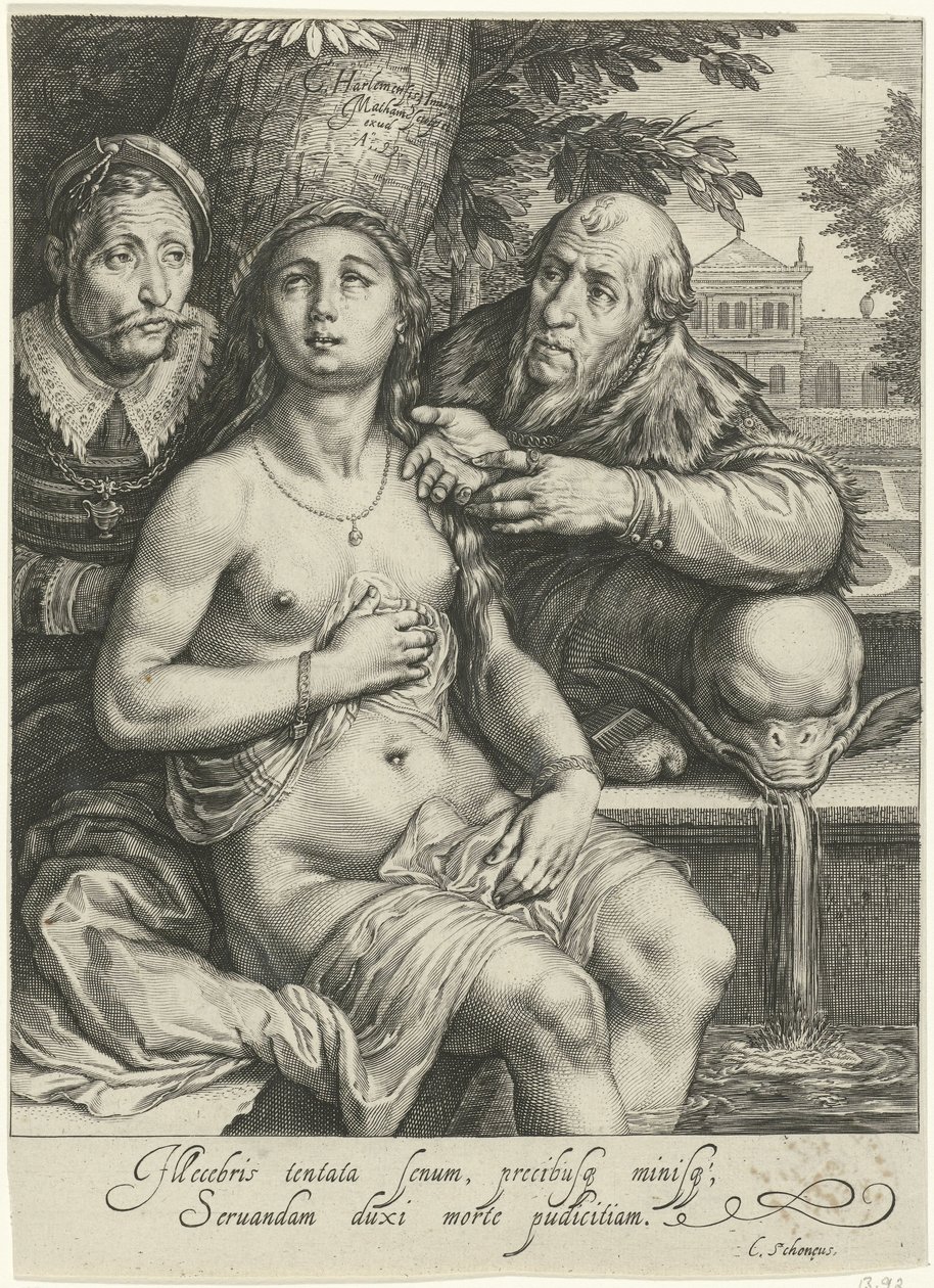 Susanna och de äldre av Jacob Matham