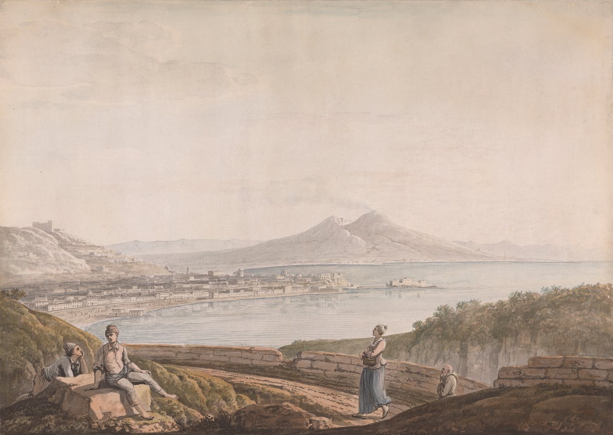Neapel från Posillipo av Jacob More