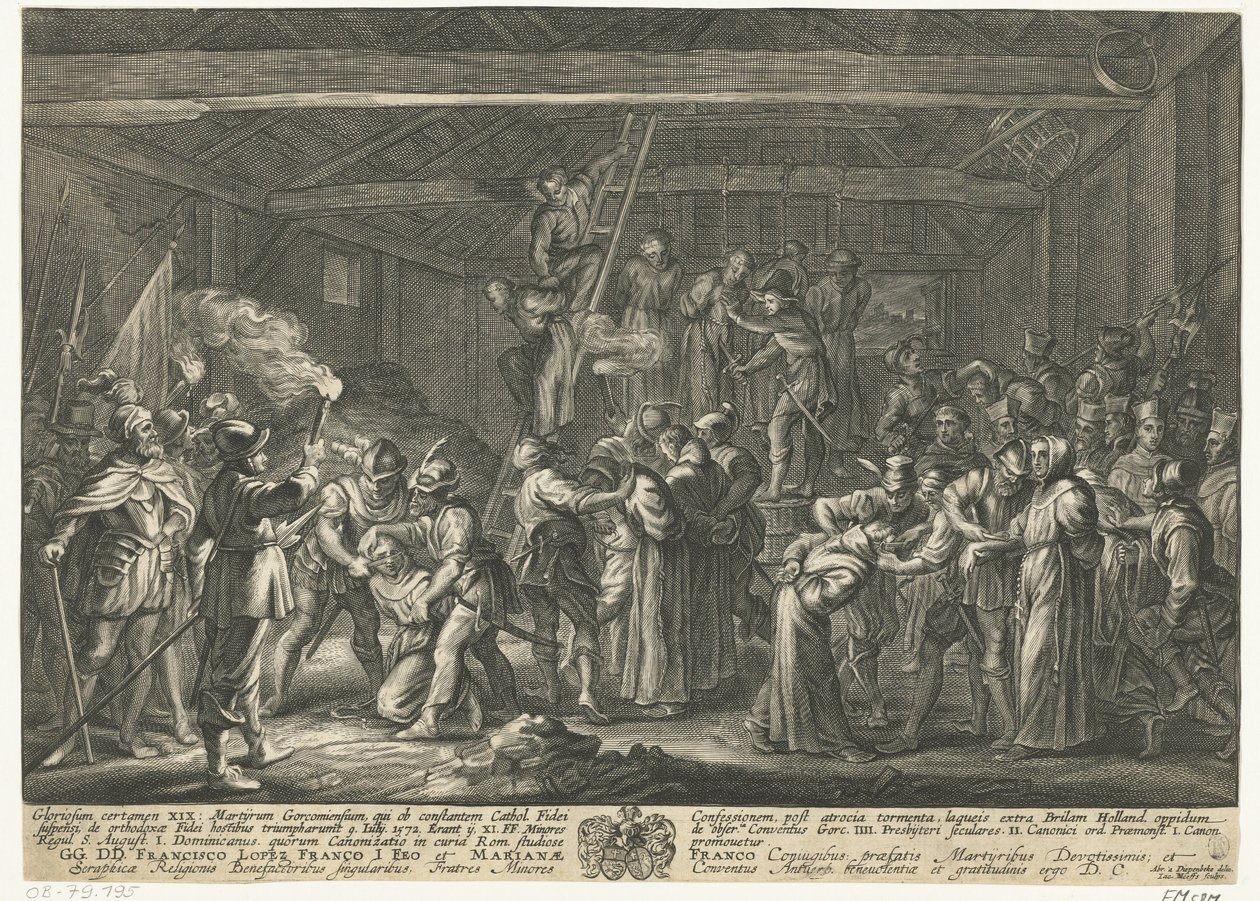 Martyrer av Gorkum, 1572 av Jacob Neefs