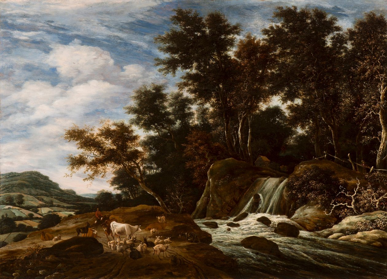 Kaskaden av Jacob Salomonsz van Ruysdael