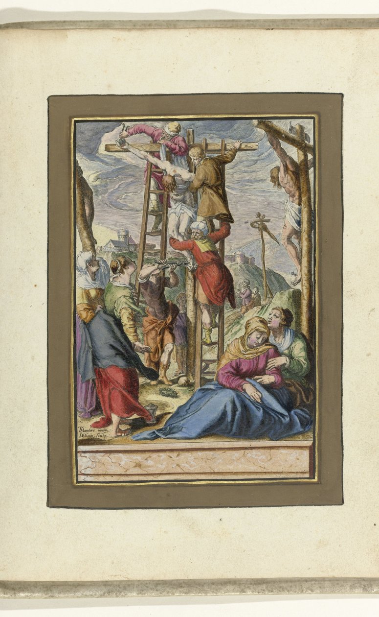 Korstagning Passion of Christ (serietitel) av Jacob de Gheyn (II)