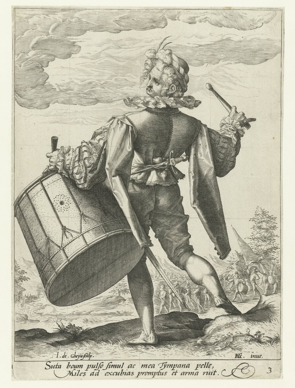 Handelsresande Officerare och soldater (serietitel) av Jacob de Gheyn (II)