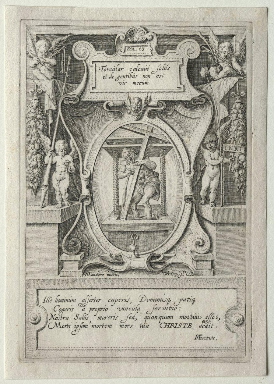 Passion Set:  Titelsida av Jacob de Gheyn II