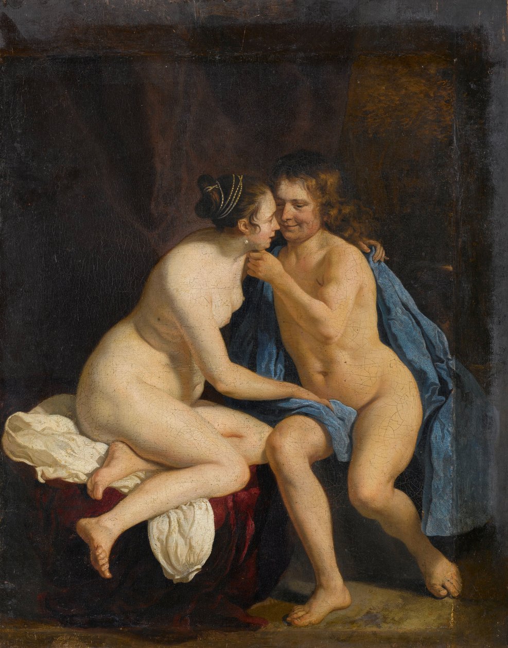 Älskare av Jacob van Loo (attributed to)