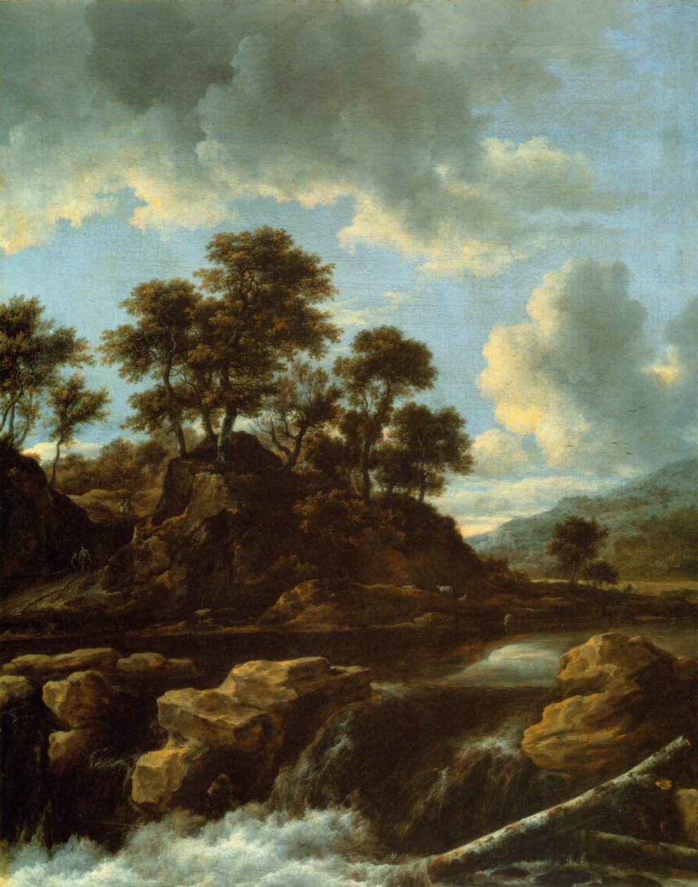 Vattenfallet av Jacob van Ruisdael