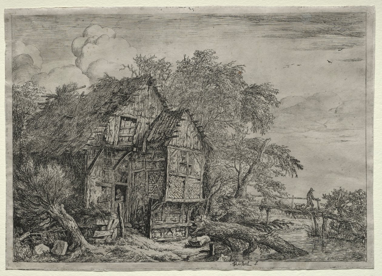 Lilla bron. av Jacob van Ruisdael