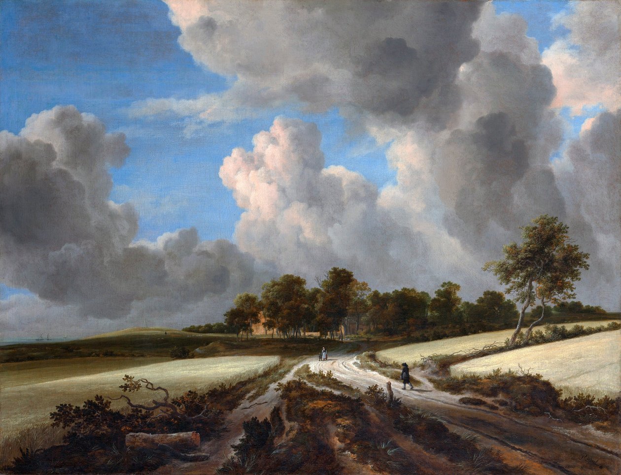 Vetefält av Jacob van Ruisdael