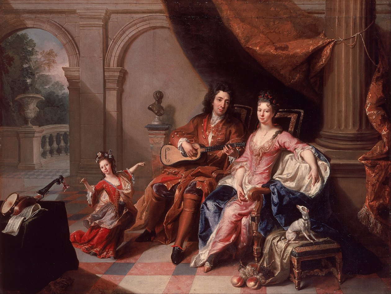 Gitarrspelaren av Jacob van Schuppen