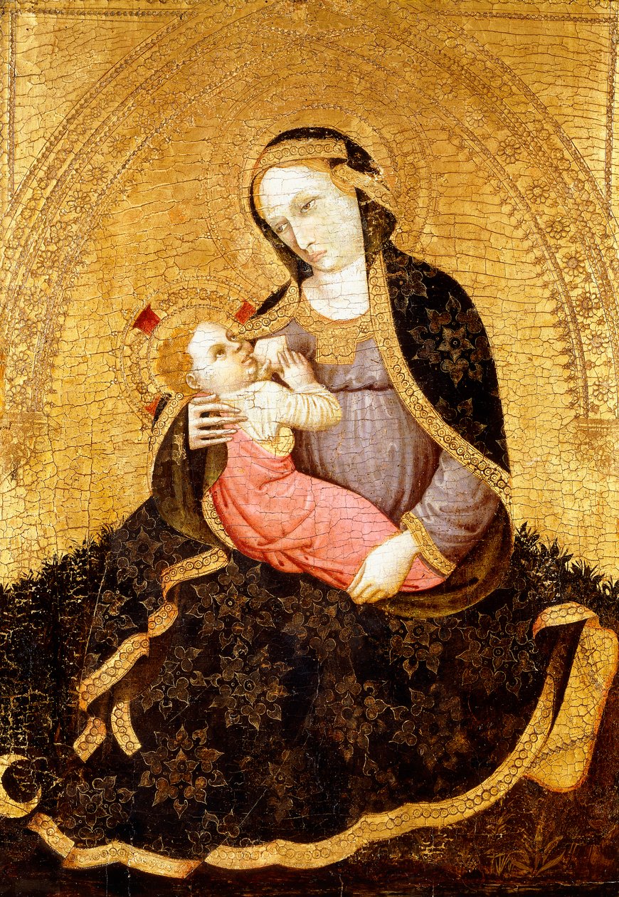 Ödmjukhetens Madonna, av Jacobello del Fiore