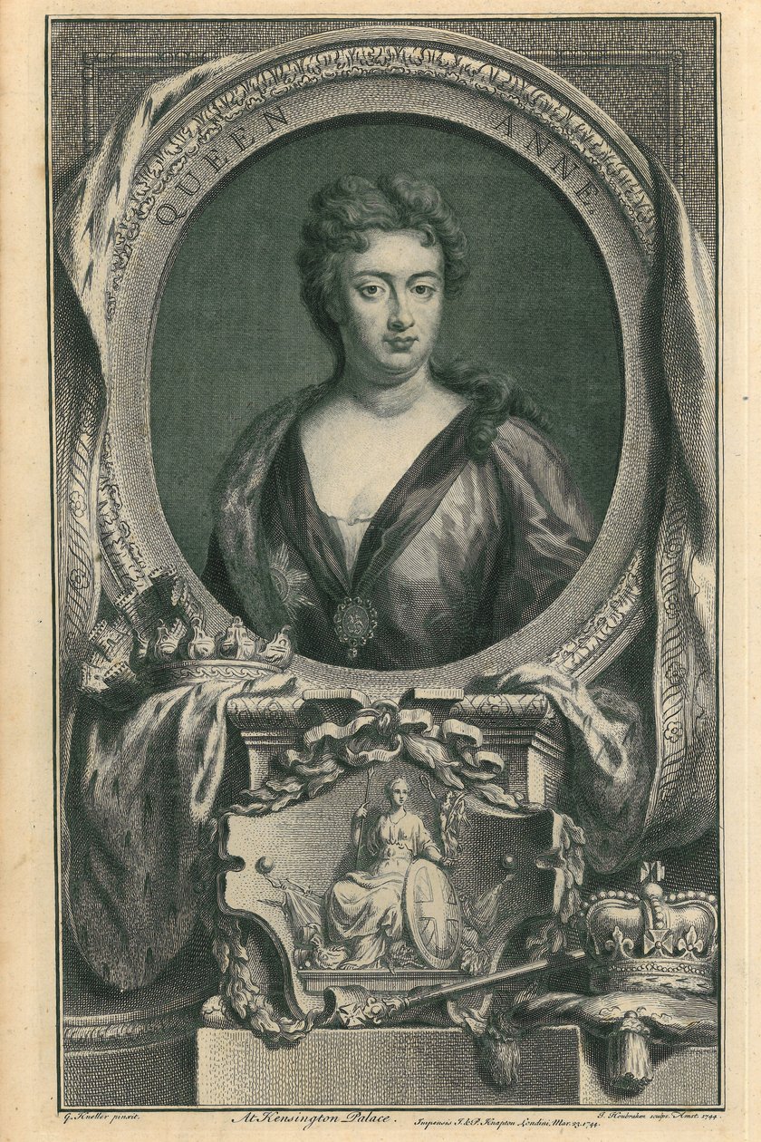 Drottning Anne av Jacobus Houbraken
