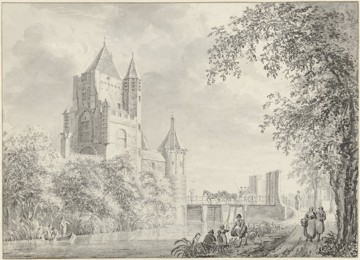 stadsporten av Jacobus Kops (attributed to)