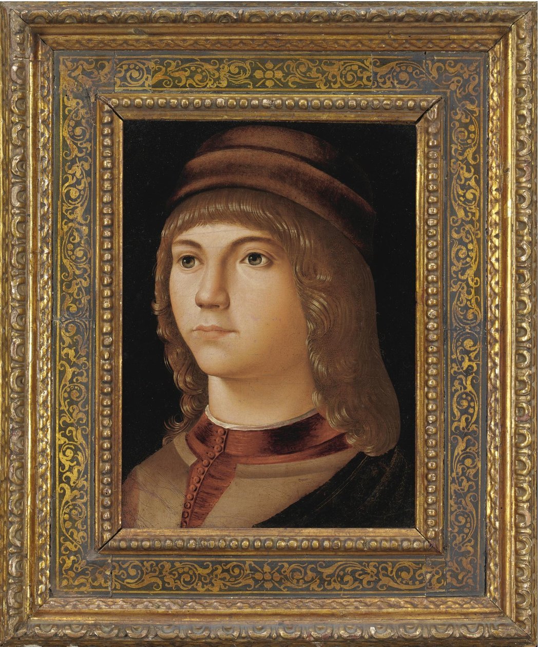 Porträtt av en ung man av Jacometto Veneziano