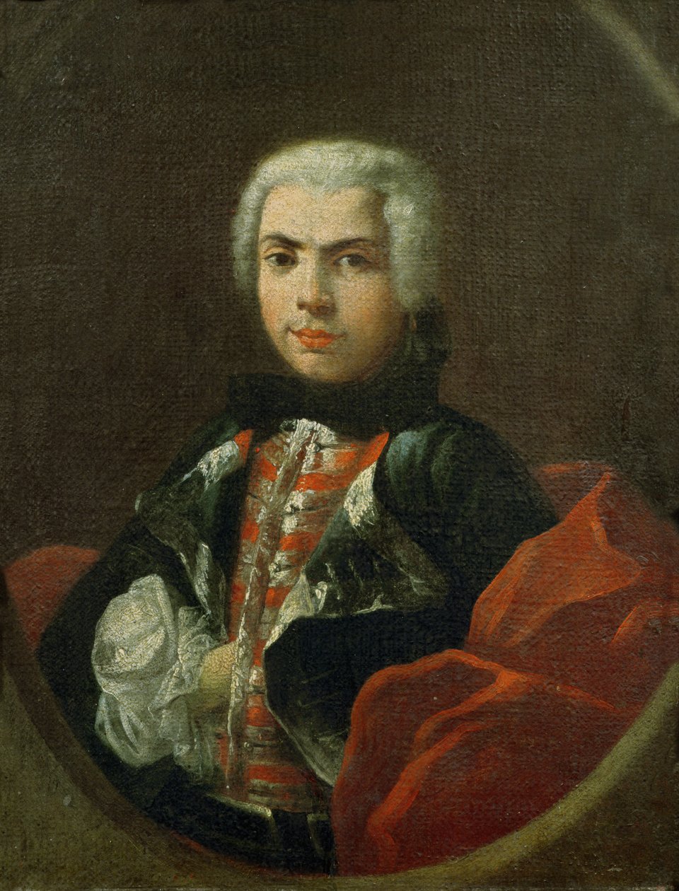 Carlo Broschi "Il Farinelli" (1705-82) av Jacopo Amigoni