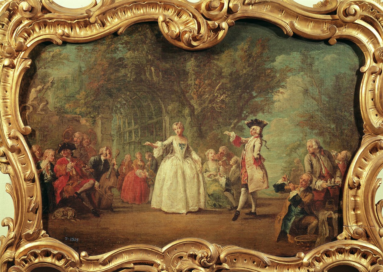 Trädgårdsfest av Jacopo Amigoni
