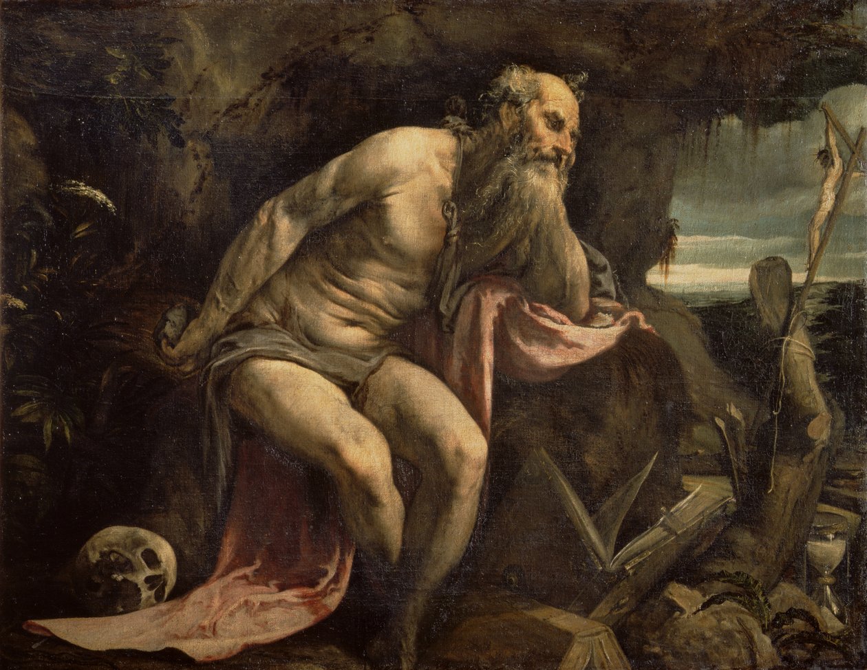 S:t Hieronymus, tidigt 1560-tal av Jacopo Bassano
