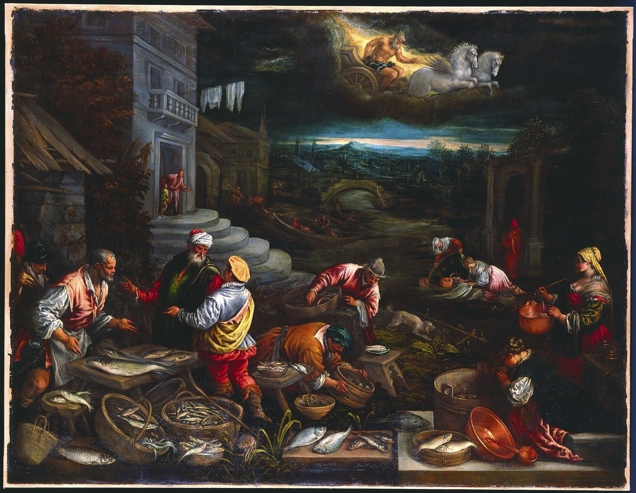 The Element of Water, c.1576-77 av Jacopo Bassano