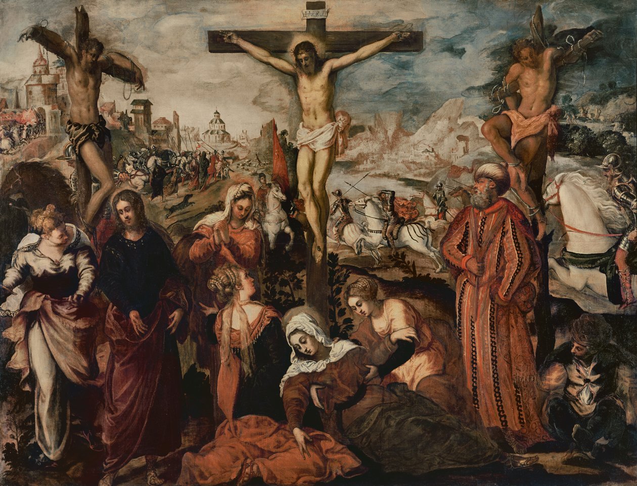 Korsfästelse av Jacopo Robusti Tintoretto