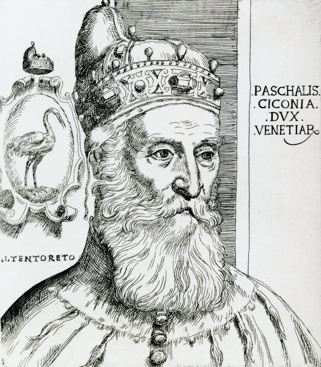Pasquale Cicogna, doge av Venedig (1585–1595) av Jacopo Robusti Tintoretto