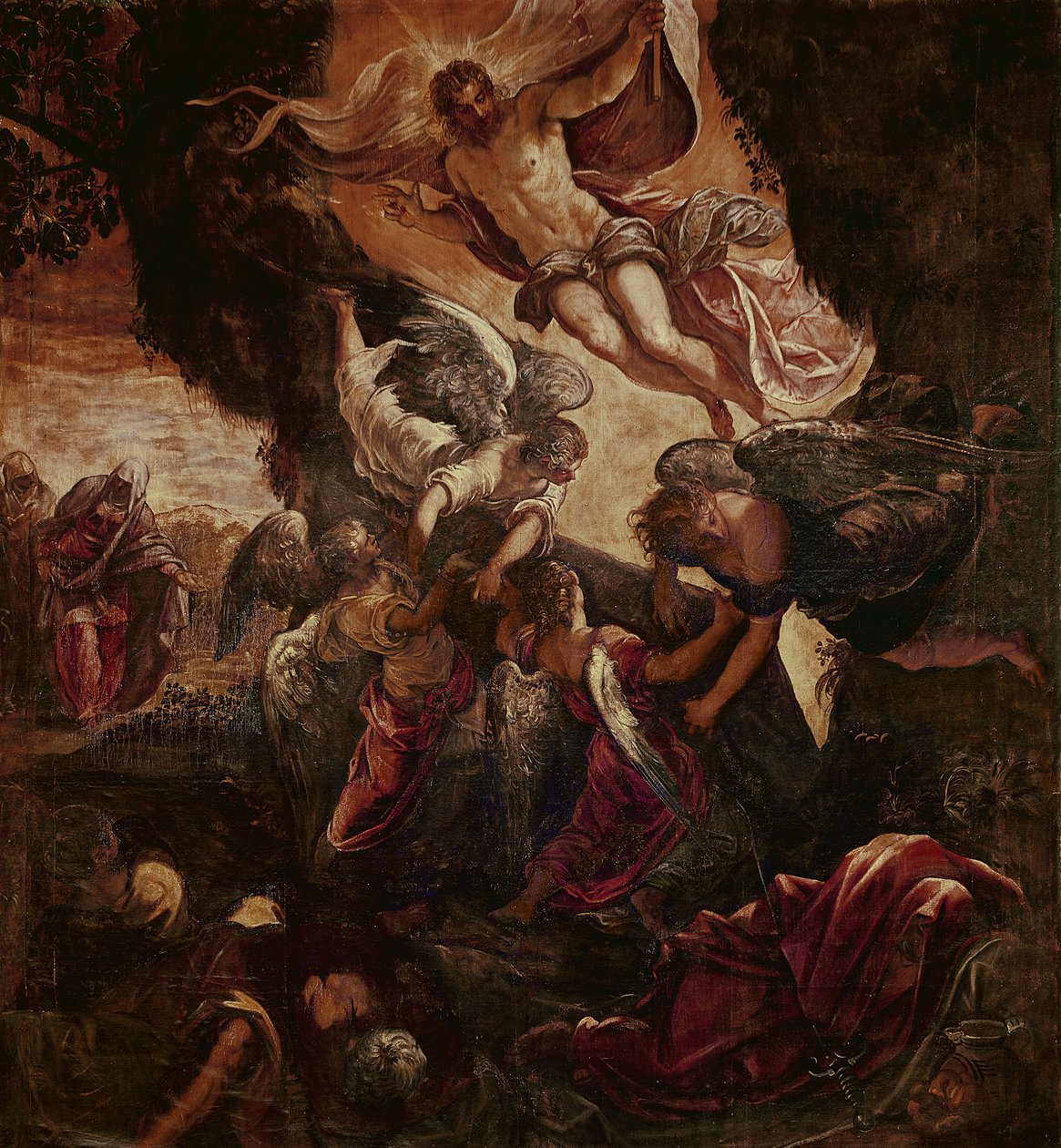 Kristi uppståndelse av Jacopo Robusti Tintoretto