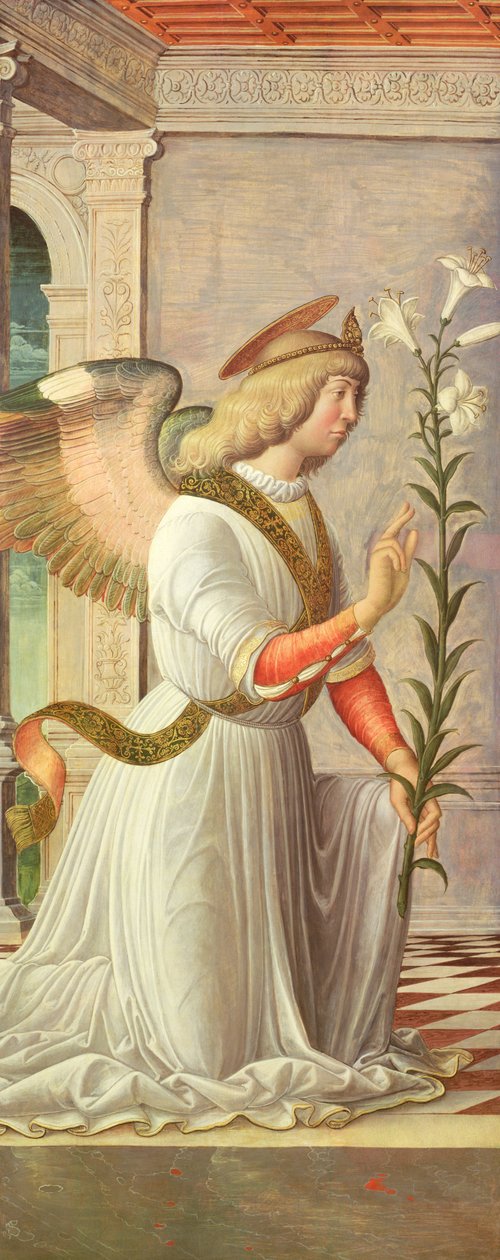 Ärkeängeln Gabriel (panel) av Jacopo da Montagnana