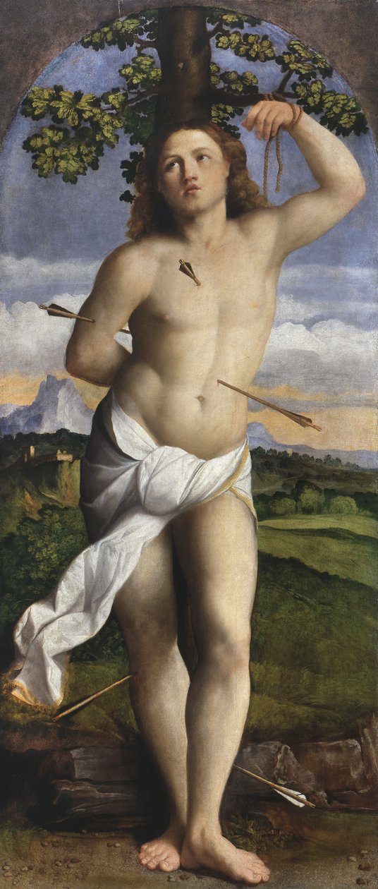 St Sebastian av Jacopo (c.1480 1528) Palma
