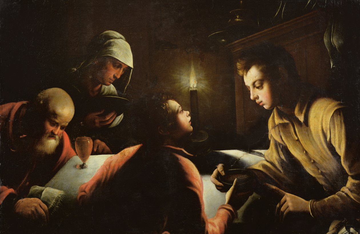 Esau säljer sin födslorätt av Jacopo 1510 92 after Bassano