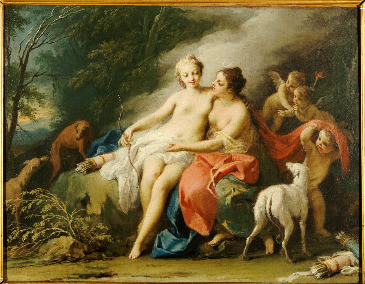 Jupiter och Callisto av Jacopo Amigoni