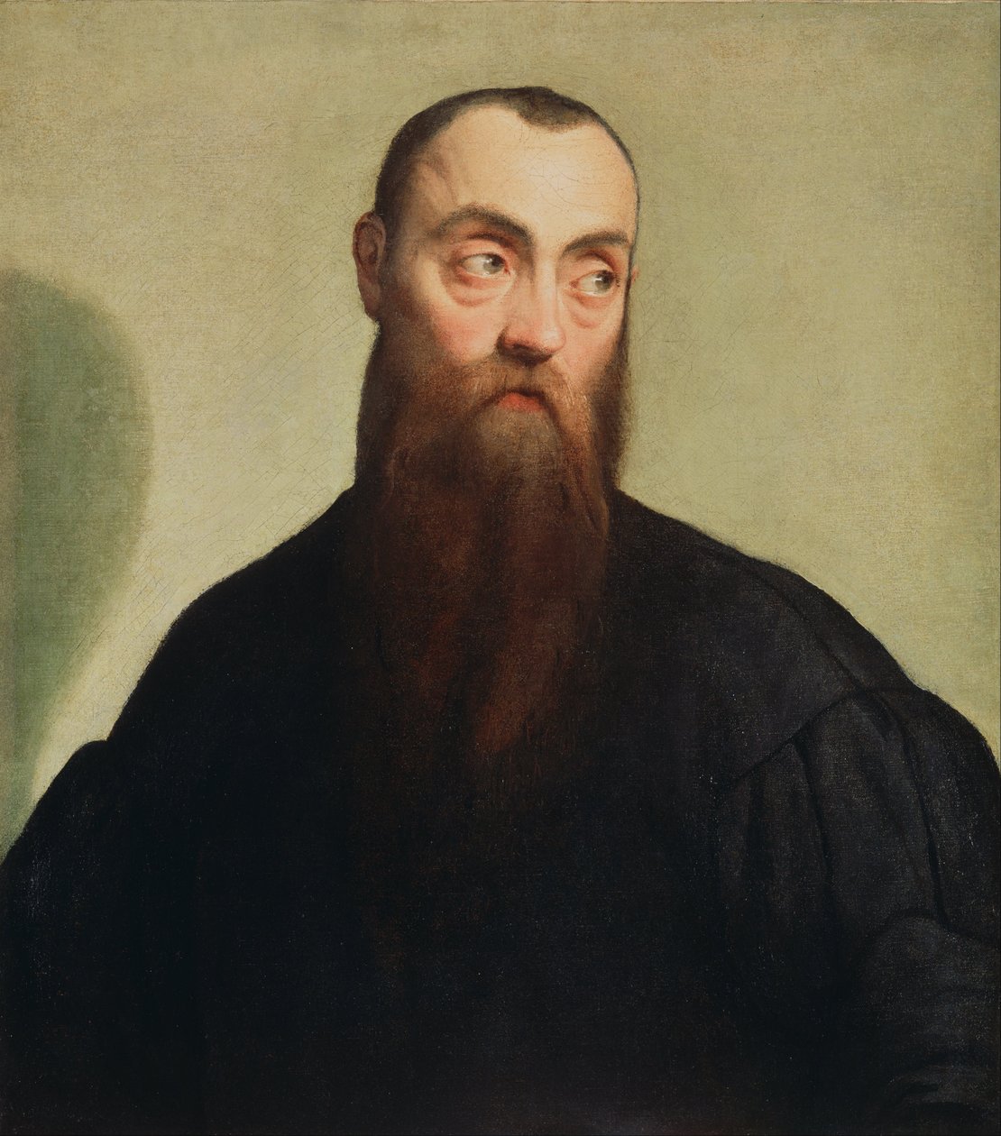 Porträtt av en skäggig man av Jacopo Bassano