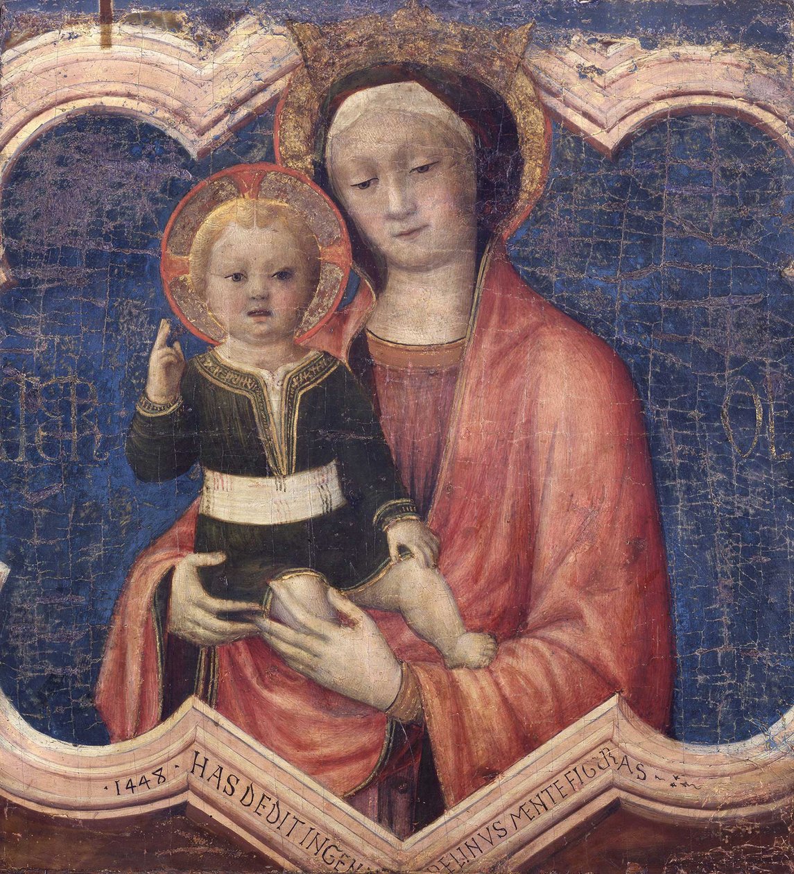 Jungfru och barn, 1448. av Jacopo Bellini