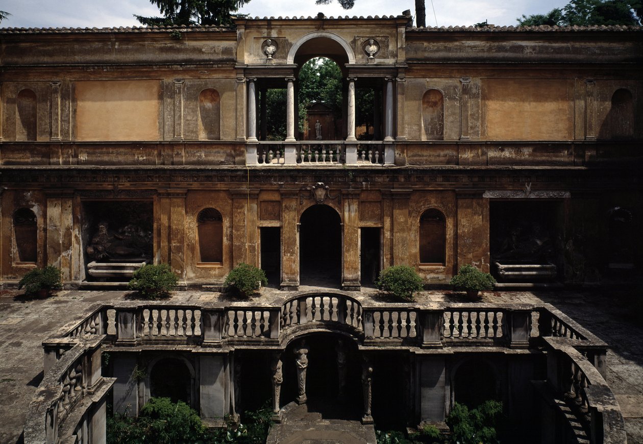 Utsikt över villa Giulia av Jacopo Vignola