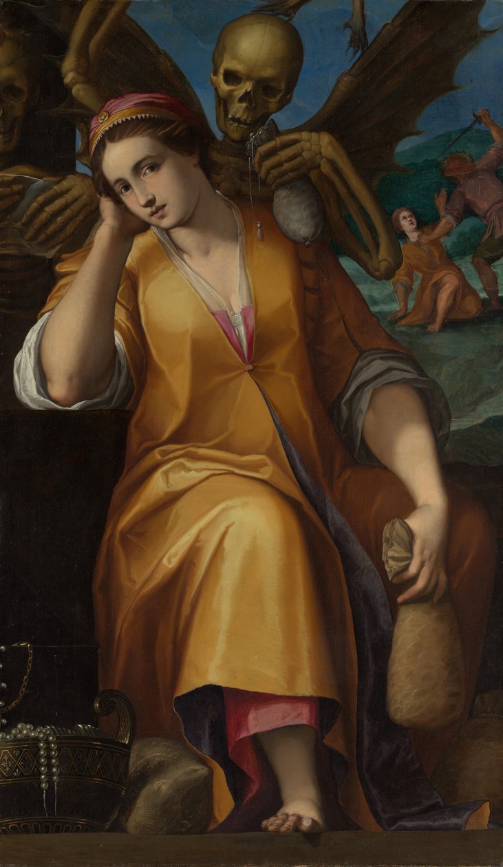 Allegori om girighet. av Jacopo Ligozzi