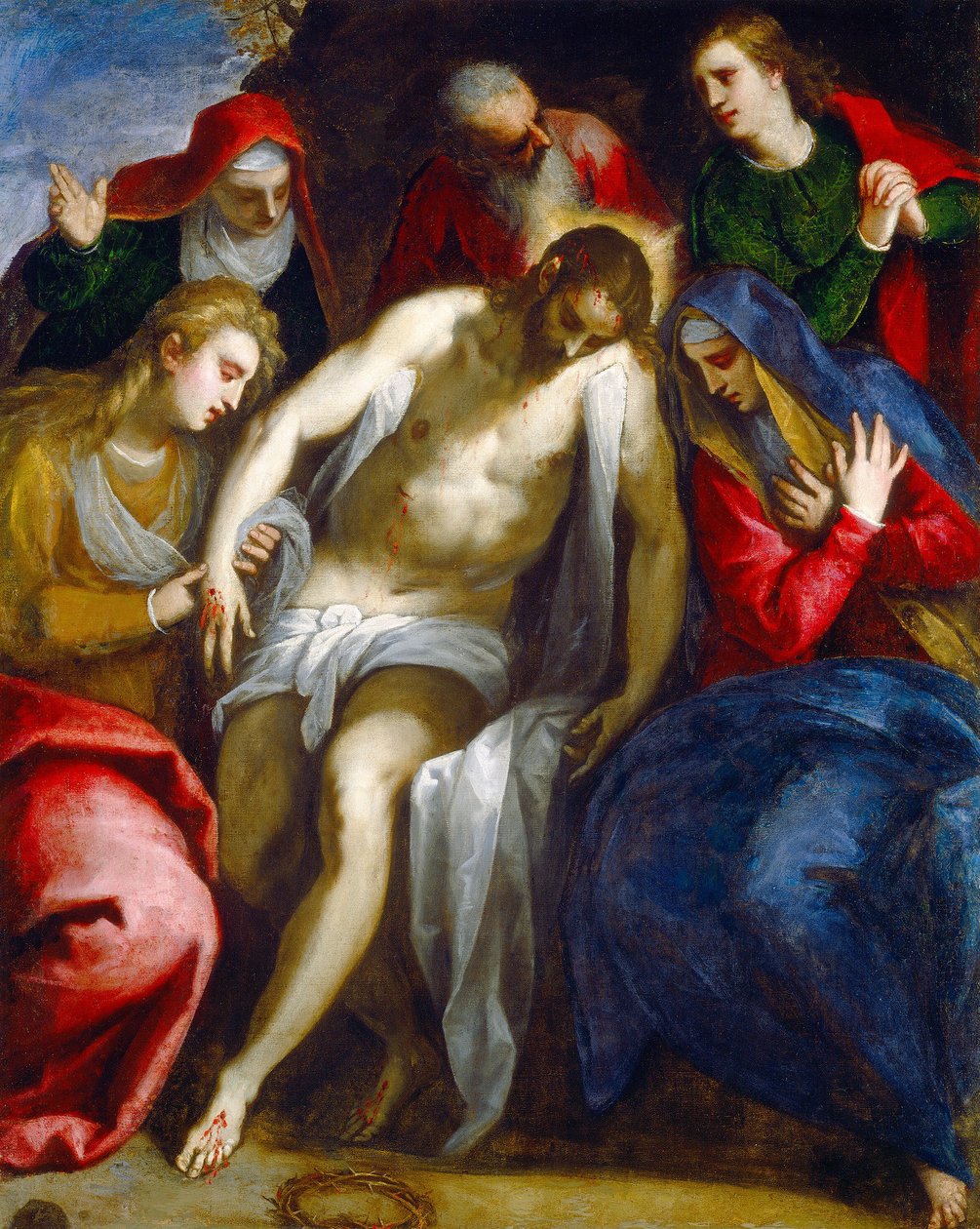 Klagosång, c. 1620. av Jacopo Palma