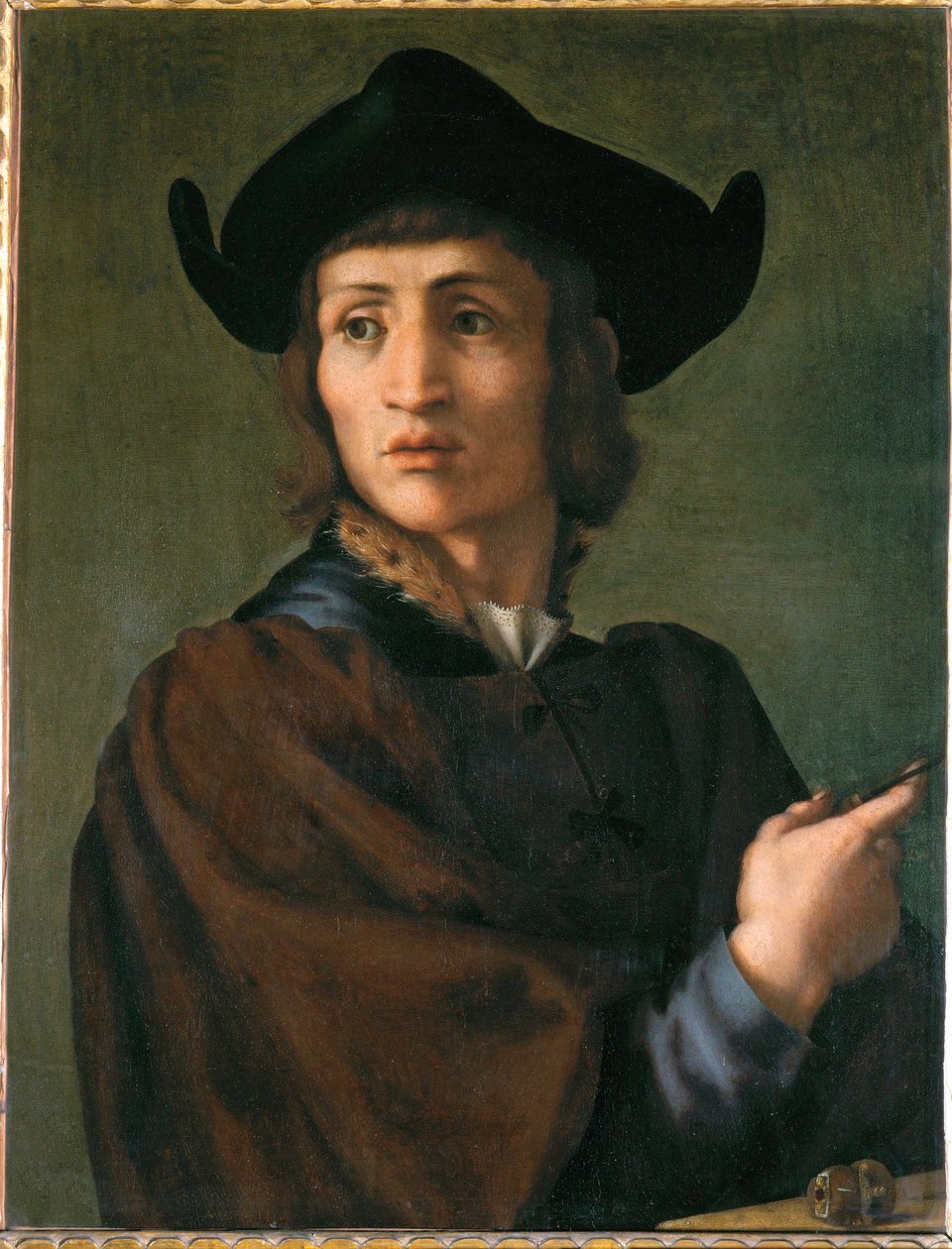 Porträtt av en juvelerare ... av Jacopo Pontormo