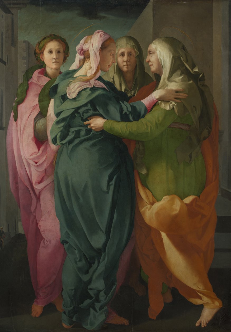 The Visitation, ca 1528-1529 av Jacopo Pontormo